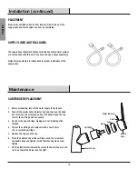 Preview for 10 page of Presenza QL037 Installation Manual And User'S Manual