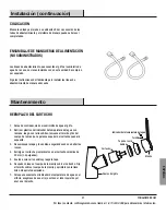 Preview for 21 page of Presenza QL037 Installation Manual And User'S Manual