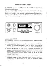 Предварительный просмотр 10 страницы PRESIDENT 1011001 Owner'S Manual