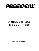 PRESIDENT HARRY III ASC Service Manual preview