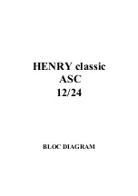 Preview for 17 page of PRESIDENT HENRY classic ASC 12/24 Service Manual