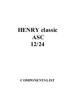 Preview for 25 page of PRESIDENT HENRY classic ASC 12/24 Service Manual