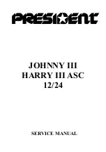 PRESIDENT JOHNNY III ASC 12/24 Service Manual preview