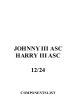 Preview for 38 page of PRESIDENT JOHNNY III ASC 12/24 Service Manual