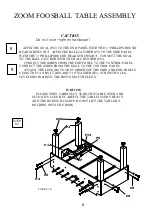 Preview for 9 page of Presidential Billiards THE ZOOM Manual