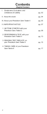 Preview for 3 page of PRESIDIUM DC708N User Handbook Manual