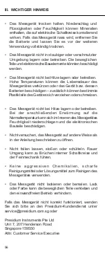 Preview for 57 page of PRESIDIUM DC708N User Handbook Manual