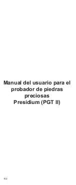 Preview for 103 page of PRESIDIUM DC708N User Handbook Manual