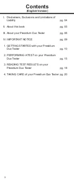 Preview for 3 page of PRESIDIUM DC709N User Handbook Manual