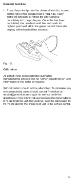 Preview for 12 page of PRESIDIUM DC709N User Handbook Manual