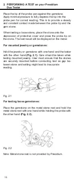 Preview for 15 page of PRESIDIUM DC709N User Handbook Manual