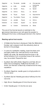 Preview for 19 page of PRESIDIUM DC709N User Handbook Manual