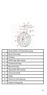 Предварительный просмотр 40 страницы PRESIDIUM Dial Gauge User Handbook Manual