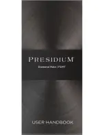 Preview for 1 page of PRESIDIUM Diamond Mate PDMT Series User Handbook Manual