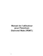 Preview for 31 page of PRESIDIUM Diamond Mate PDMT Series User Handbook Manual