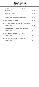 Preview for 3 page of PRESIDIUM PCS-50 User Handbook Manual