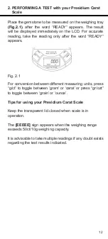 Preview for 12 page of PRESIDIUM PCS-50 User Handbook Manual