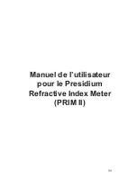 Предварительный просмотр 34 страницы PRESIDIUM PRIM II User Handbook Manual