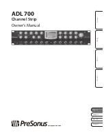 PRESONUS ADL 700 Owner'S Manual предпросмотр