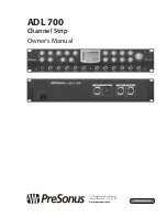 Предварительный просмотр 32 страницы PRESONUS ADL 700 Owner'S Manual