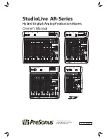 Предварительный просмотр 9 страницы PRESONUS AR-Series Quick Start Manual