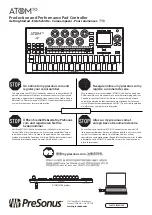 Предварительный просмотр 1 страницы PRESONUS ATOM SQ Getting Started