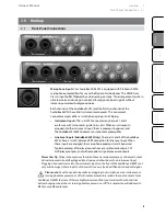 Предварительный просмотр 9 страницы PRESONUS AudioBox 22VSL Owner'S Manual