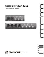 Предварительный просмотр 25 страницы PRESONUS AudioBox 44VSL Quick Start Manual