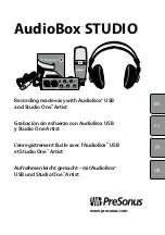 PRESONUS AudioBox Stereo Manual предпросмотр