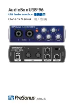 Предварительный просмотр 37 страницы PRESONUS AudioBox USB 96 Owner'S Manual