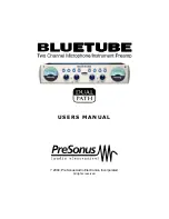 PRESONUS BLUETUBE DP Manual предпросмотр