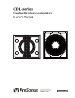 Предварительный просмотр 28 страницы PRESONUS CDL Series Owner'S Manual