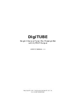 PRESONUS DigiTube User Manual предпросмотр