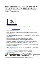 Preview for 4 page of PRESONUS Eris Series Quick Start Manual