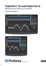 PRESONUS FaderPort 16 Owner'S Manual предпросмотр