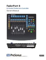 PRESONUS FaderPort 8 Owner'S Manual предпросмотр