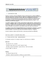 Preview for 4 page of PRESONUS FIREPOD (Spanish) Manual Del Usuario