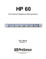 PRESONUS HP60 - DIAGRAM User Manual предпросмотр