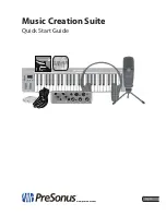 Предварительный просмотр 1 страницы PRESONUS Music Creation Suite Quick Start Manual