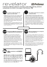 Preview for 1 page of PRESONUS revelator Quick Start Manual