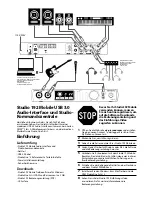 Preview for 2 page of PRESONUS Studio 192 Getting Started