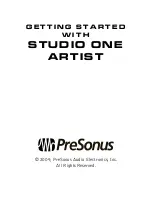 Preview for 1 page of PRESONUS STUDIO ONE ARTIST Start Manual