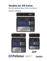 Preview for 40 page of PRESONUS StudioLive AR-Series Owner'S Manual