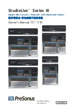 Предварительный просмотр 232 страницы PRESONUS studiolive III series Owner'S Manual