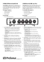 PRESONUS SW5E Quick Start Manual preview