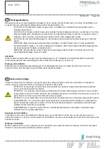 Preview for 4 page of Pressalit Care 5708590359076 Mounting Instruction