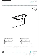 Preview for 1 page of Pressalit Care R4806 Mounting Instruction