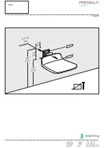 Предварительный просмотр 8 страницы Pressalit Care R7304 Mounting Instruction