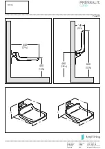 Предварительный просмотр 9 страницы Pressalit Care R7304 Mounting Instruction