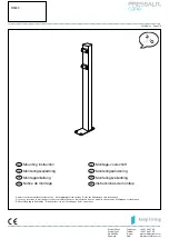 Предварительный просмотр 1 страницы Pressalit Care R9430 Mounting Instruction